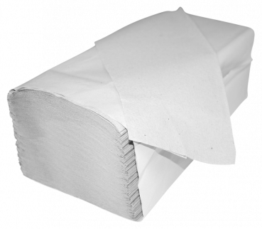 Z-gefaltete Papiertücher 1-lagig (1 Karton)