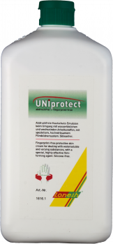 LONEIH Uniprotect abdruckfreie Hautschutzemulsion (1 Liter Flasche)